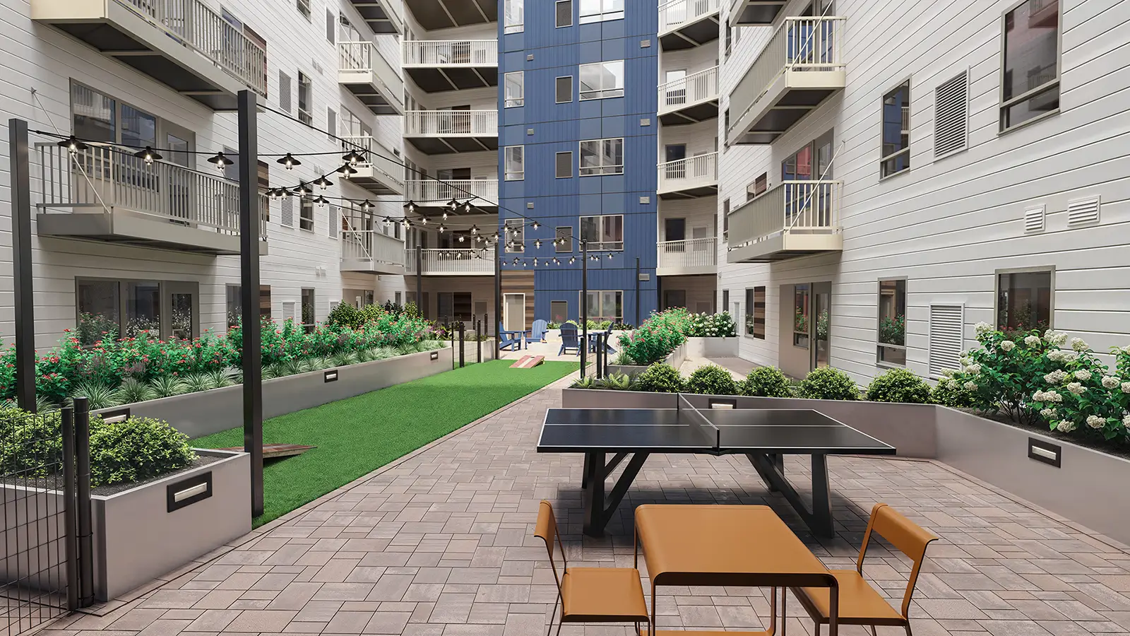 outdoor community area