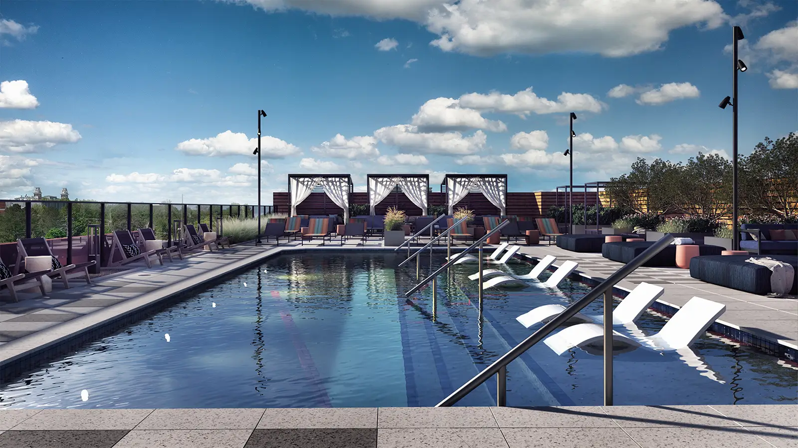 a swimming pool